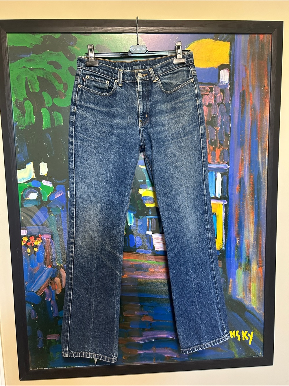 Classic Bootleg-Leg Ralph Lauren Women's Jeans in Dark Blue